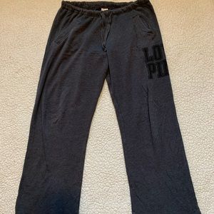 VS pink grey sweatpants